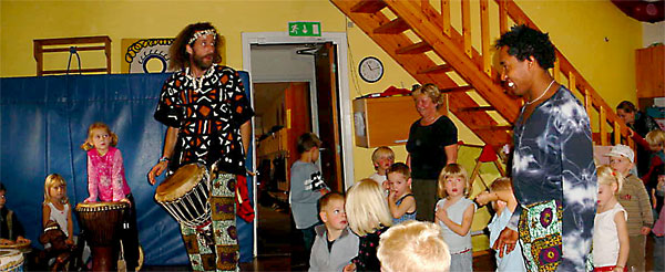 Said og Mads i Red Barnets Brnehave i Viborg.